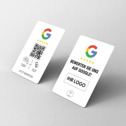 NFC Visitenkarte Google Bewertung - personalisierbar